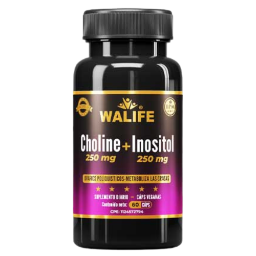CHOLINE INOSITOL 250-250MG CAP X 60 (WALIFE)